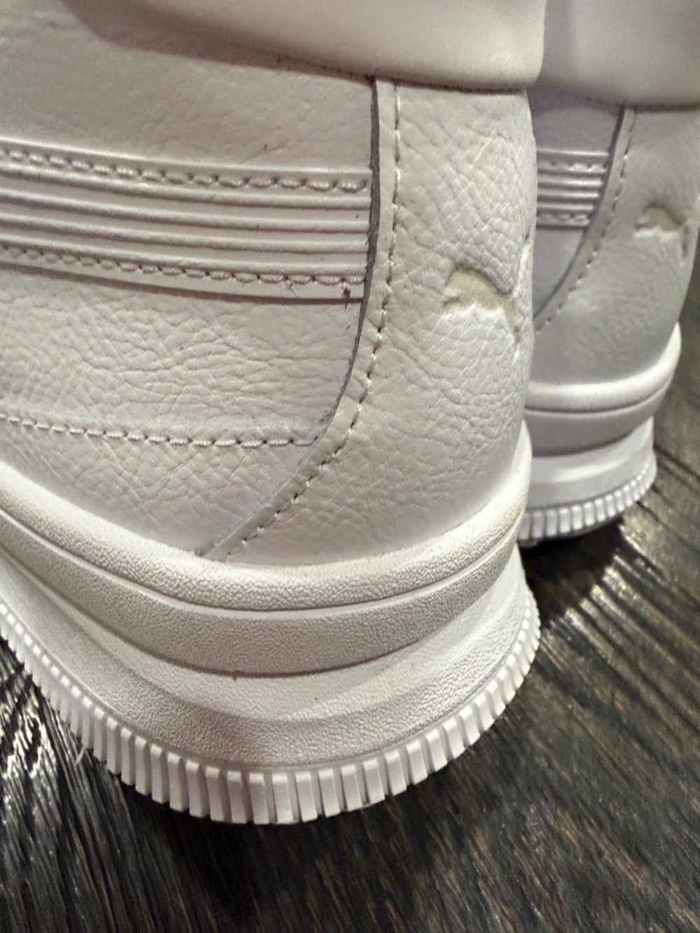 PUMA Mayra Lace Up High Top Womens Off White Sneakers Casual Shoes size 10.5 - Picture 7 of 10